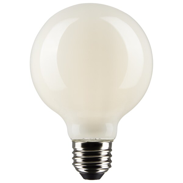 4.5 Watt G25 LED Lamp, White, Medium Base, 90 CRI, 4000K, 120 Volts